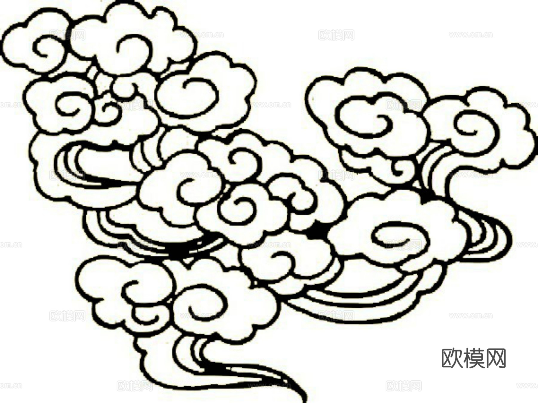 现代黑白 装饰花纹 黑白贴图 漂亮素材黑白