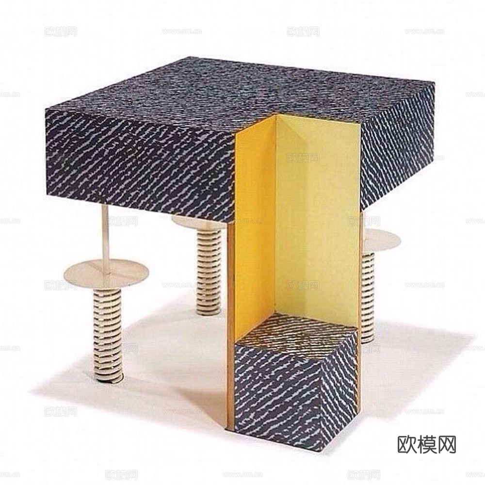 现代 茶几 小桌子su模型