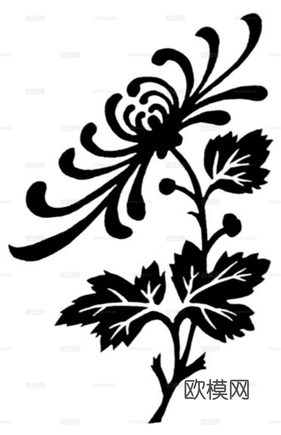 现代黑白 装饰花纹 黑白贴图 漂亮素材黑白