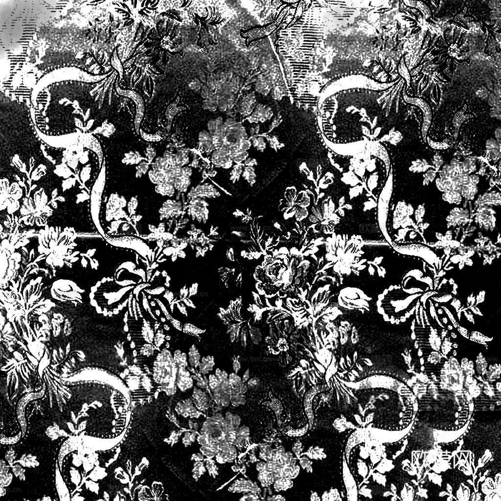 现代黑白 装饰花纹 黑白贴图 漂亮素材黑白下载