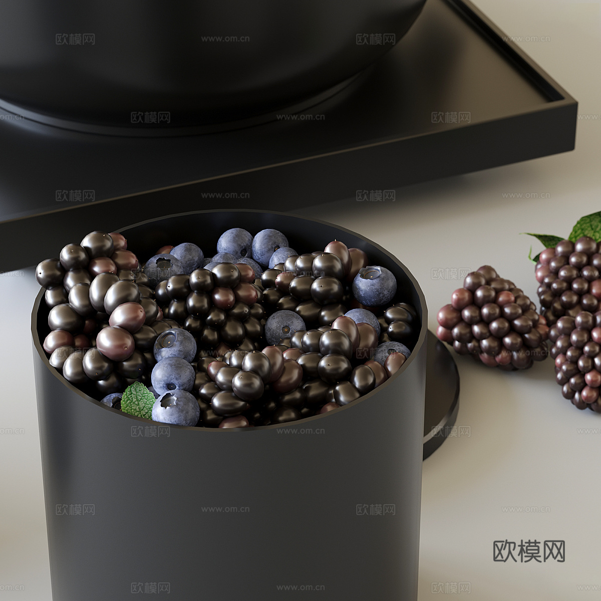 新中式茶具3d模型