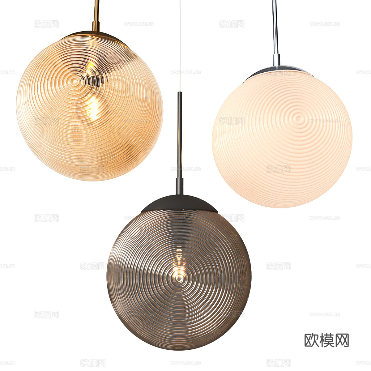 新中式轻奢 Maytoni Lumina 装饰吊灯3d模型