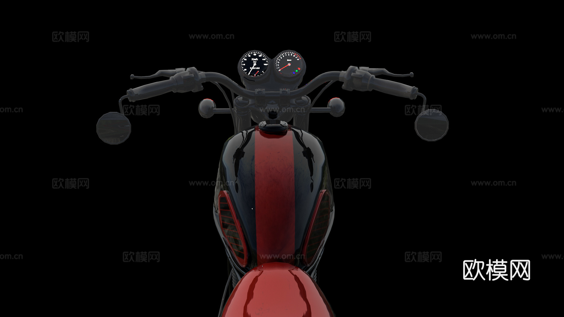 摩托车 机车 山地摩托 越野摩托车3d模型