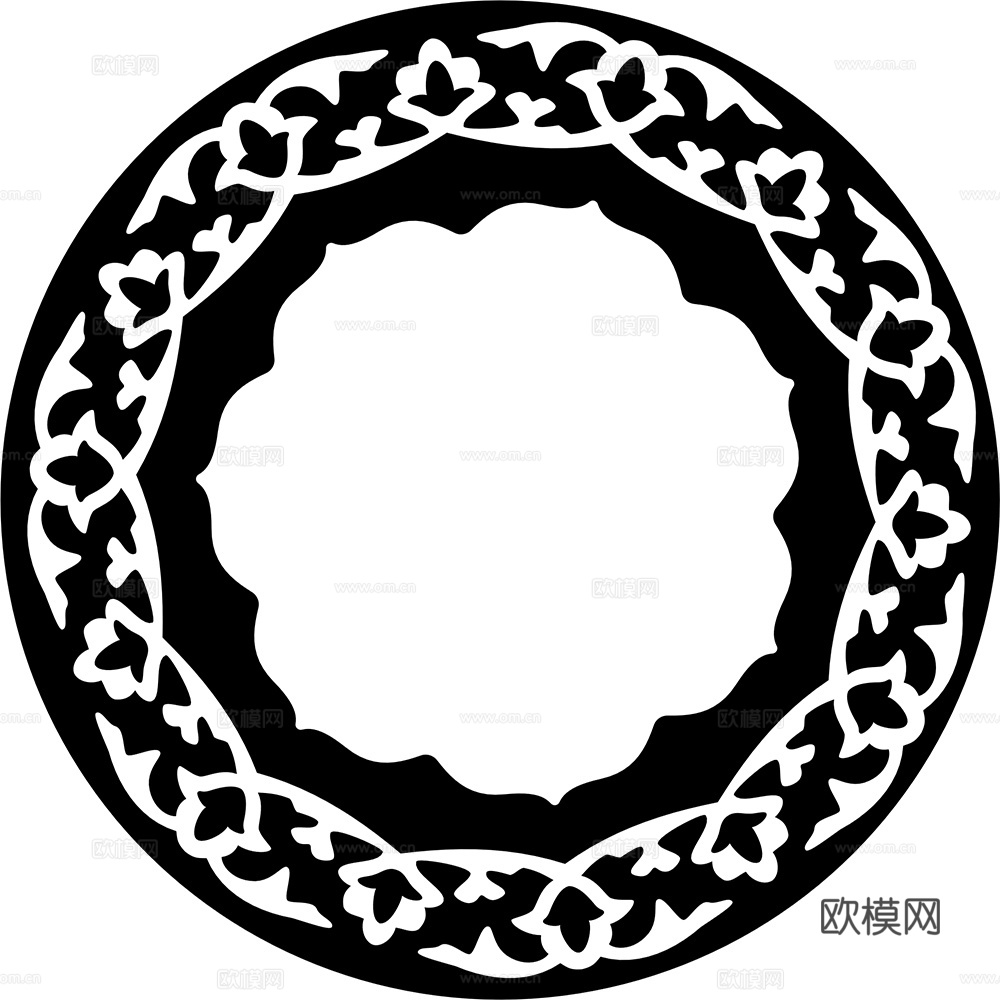 现代黑白 装饰花纹 黑白贴图 漂亮素材黑白下载