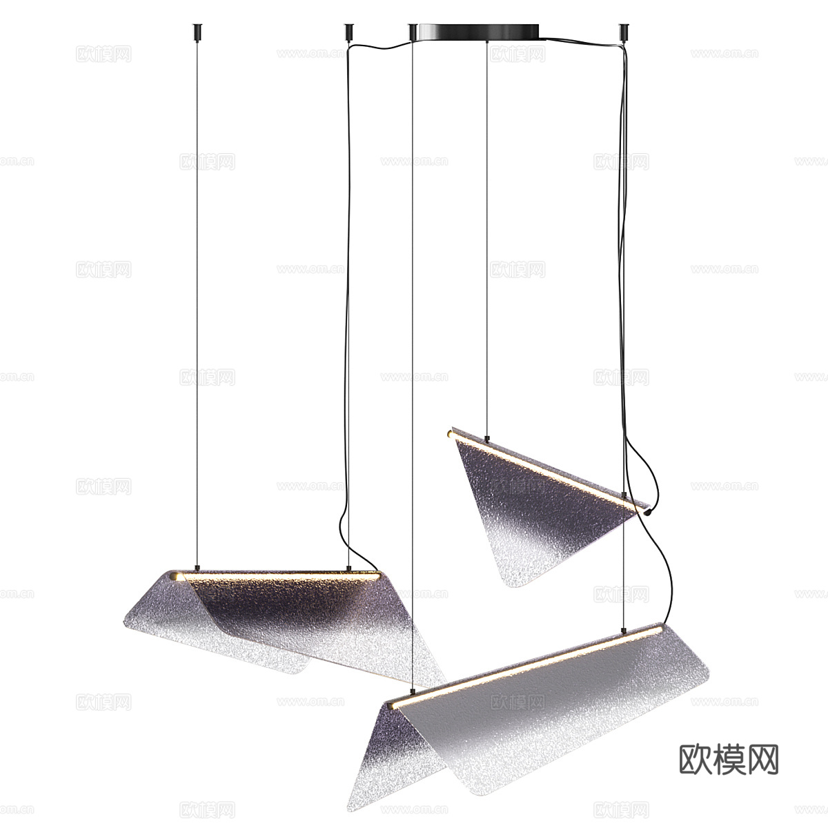 现代极简 Velar 装饰吊灯3d模型