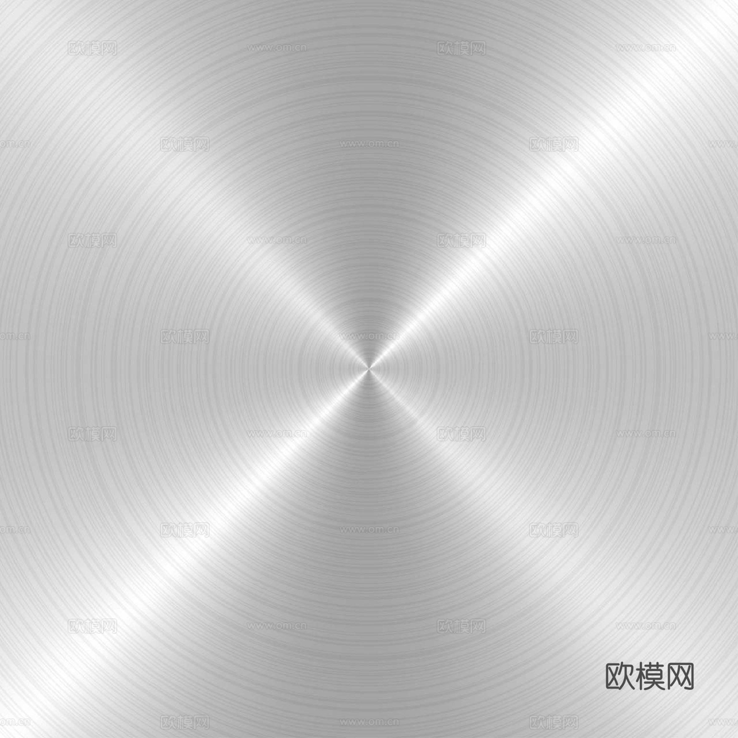 银色圆形拉丝金属