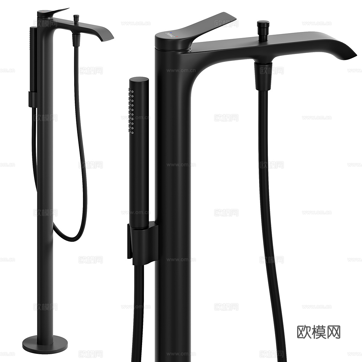 汉斯格雅浴室花洒 水龙头3d模型