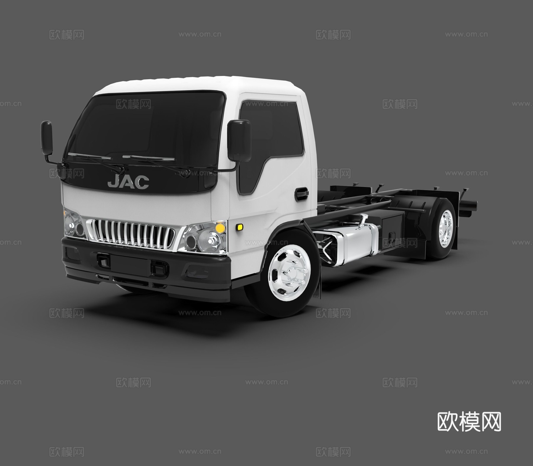 卡车 集卡 车头 运输车 货车3d模型