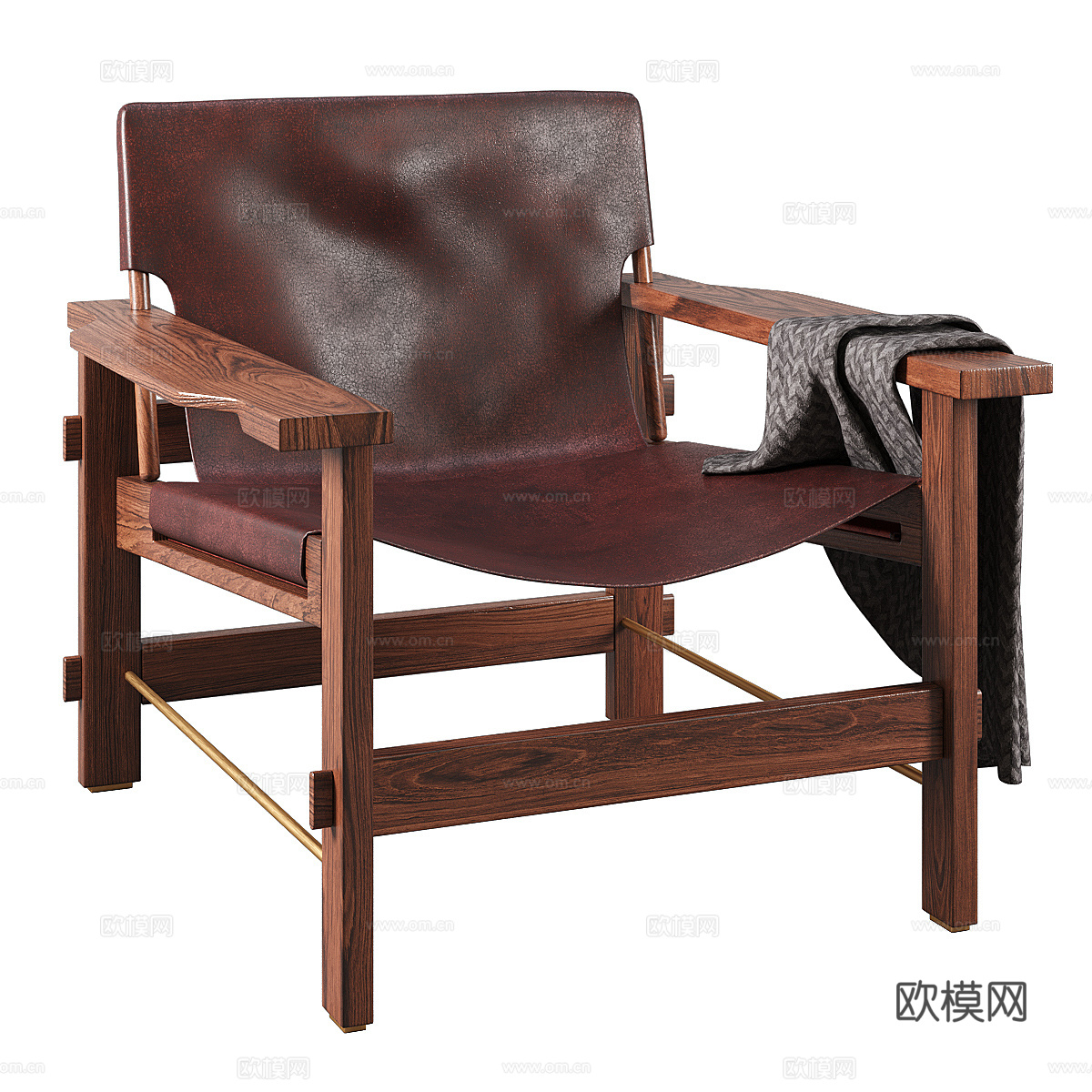 现代意式 Lemieux et Cie Archie 皮椅3d模型