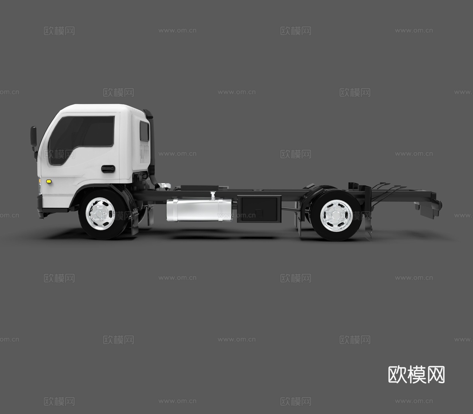 卡车 集卡 车头 运输车 货车3d模型