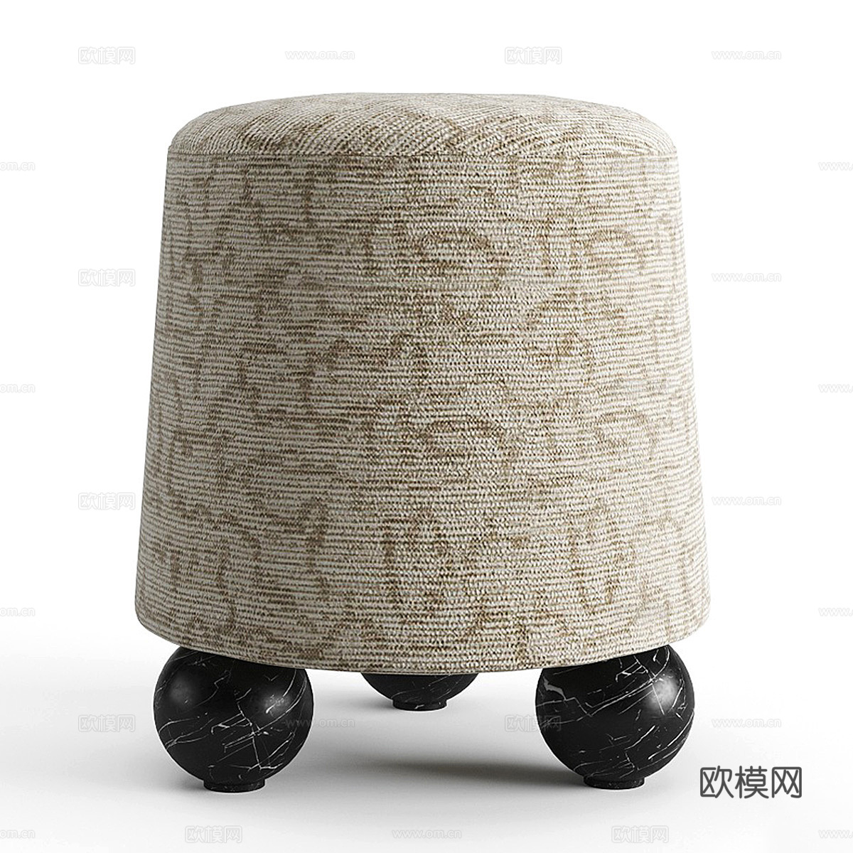 现代意式 Kelly Wearstler Selma 凳子3d模型