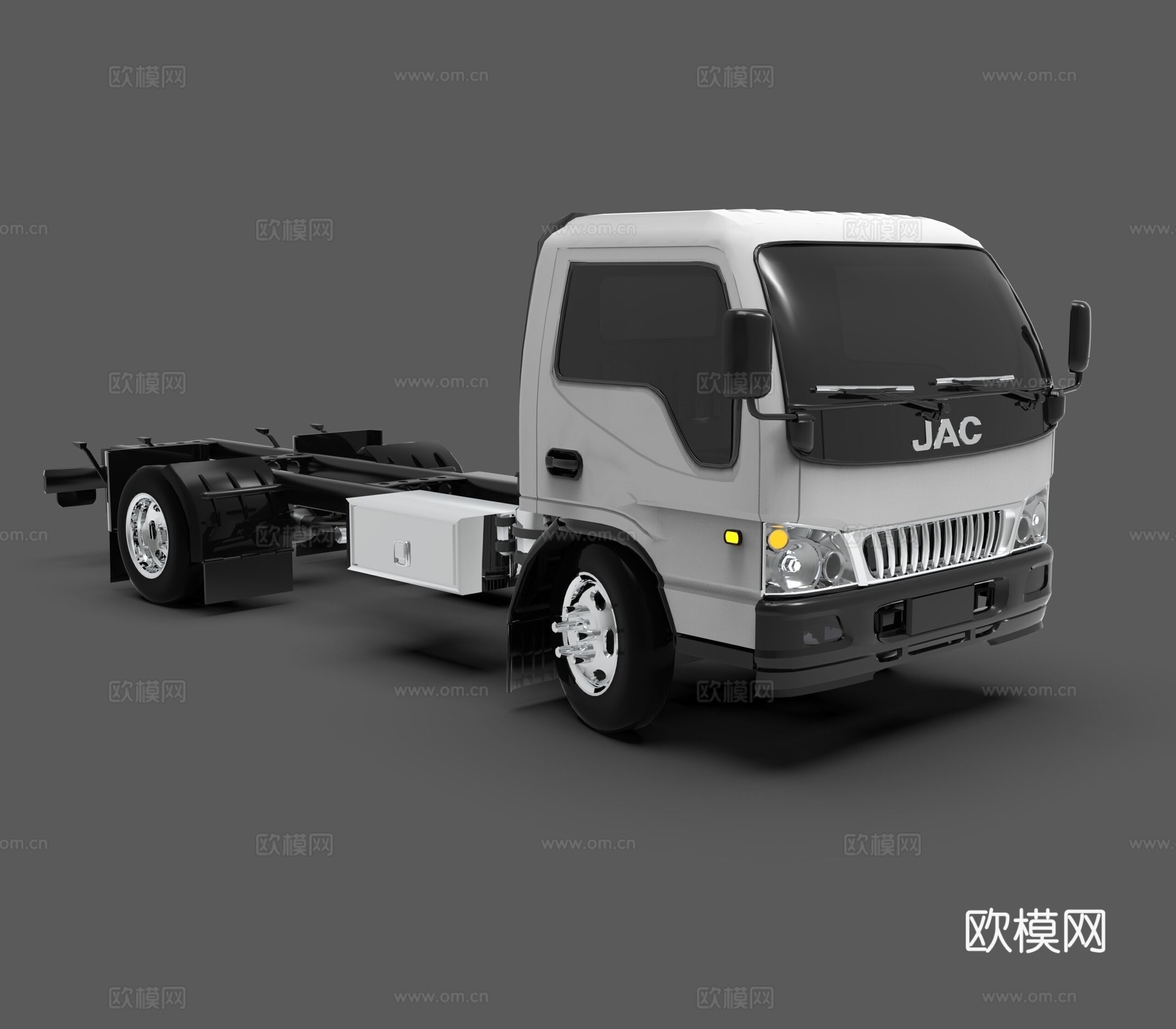 卡车 集卡 车头 运输车 货车3d模型