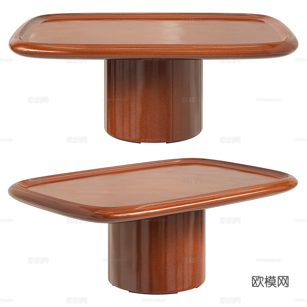 新中式中古风 Selby 茶几3d模型