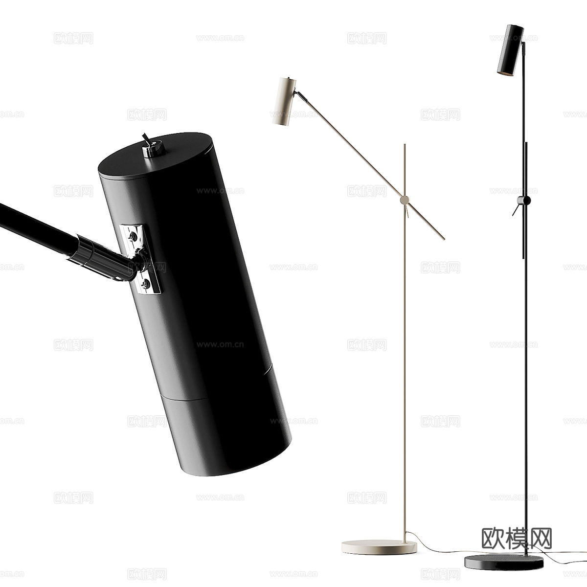现代意式极简 Cassandra 落地灯3d模型