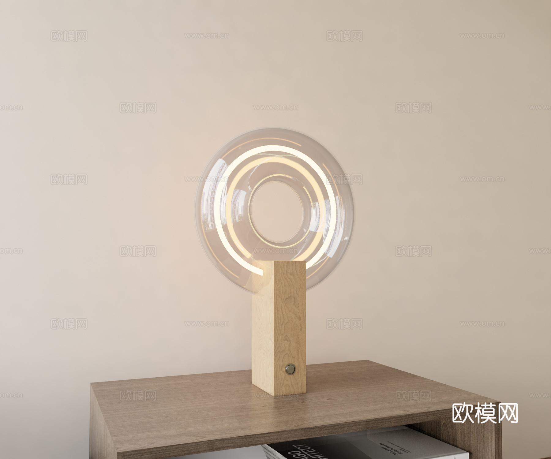 现代台灯 小台灯3d模型