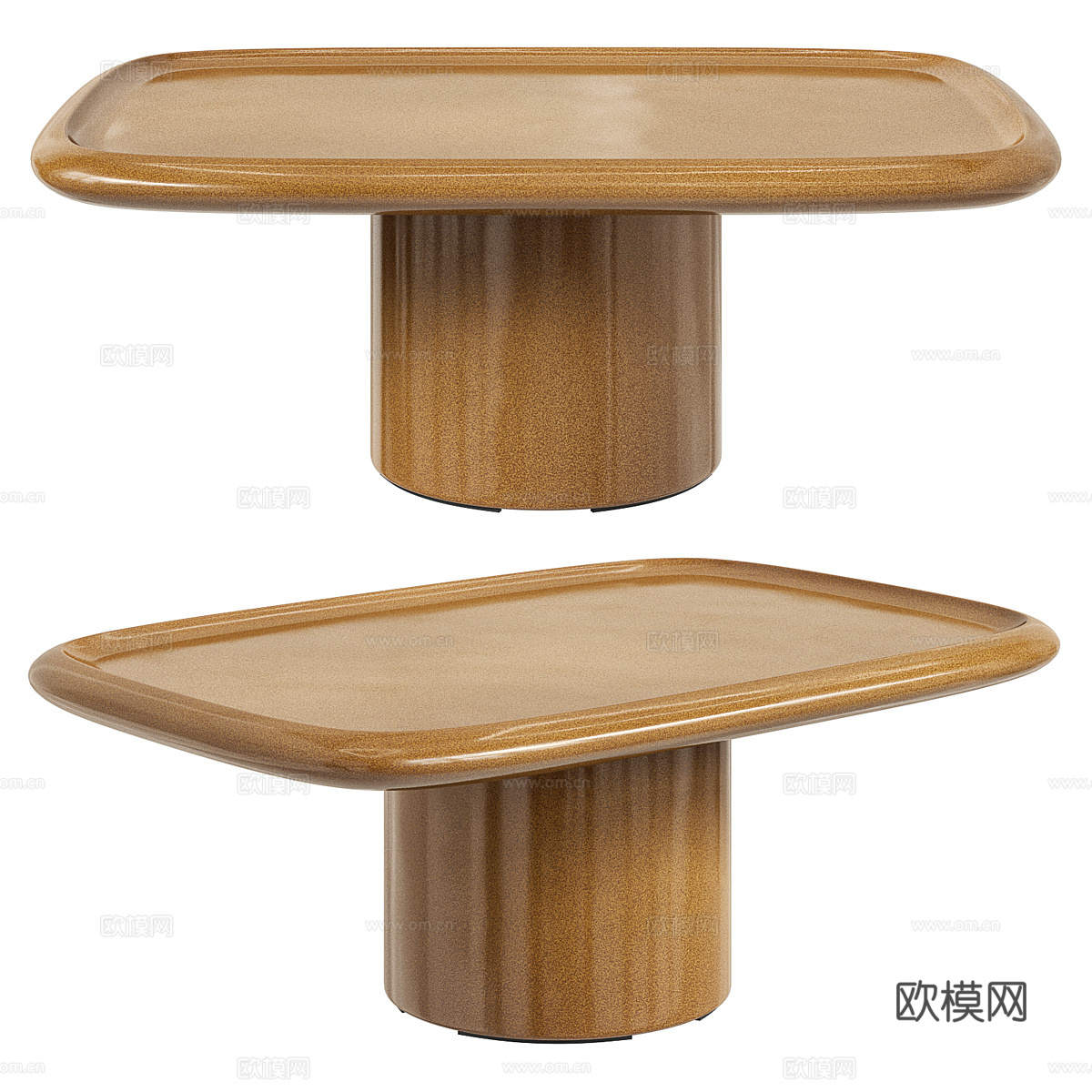 新中式中古风 Selby 茶几3d模型