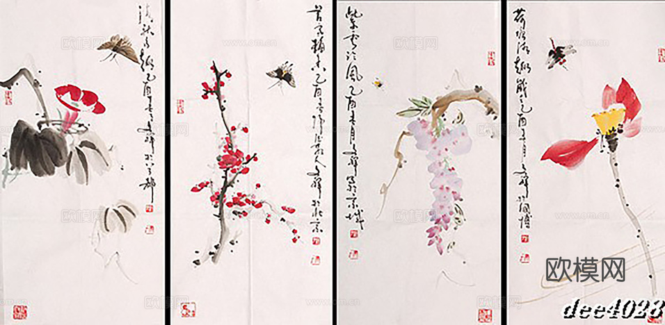 中式装饰画挂画下载