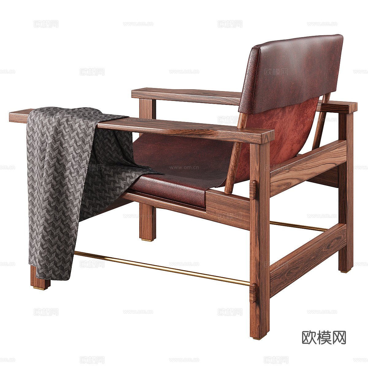 现代意式 Lemieux et Cie Archie 皮椅3d模型