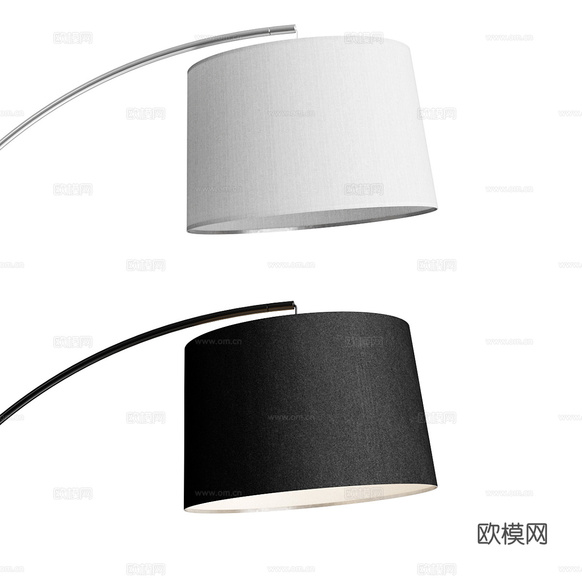 现代意式极简 Waldun 落地灯3d模型下载(渲染图2)