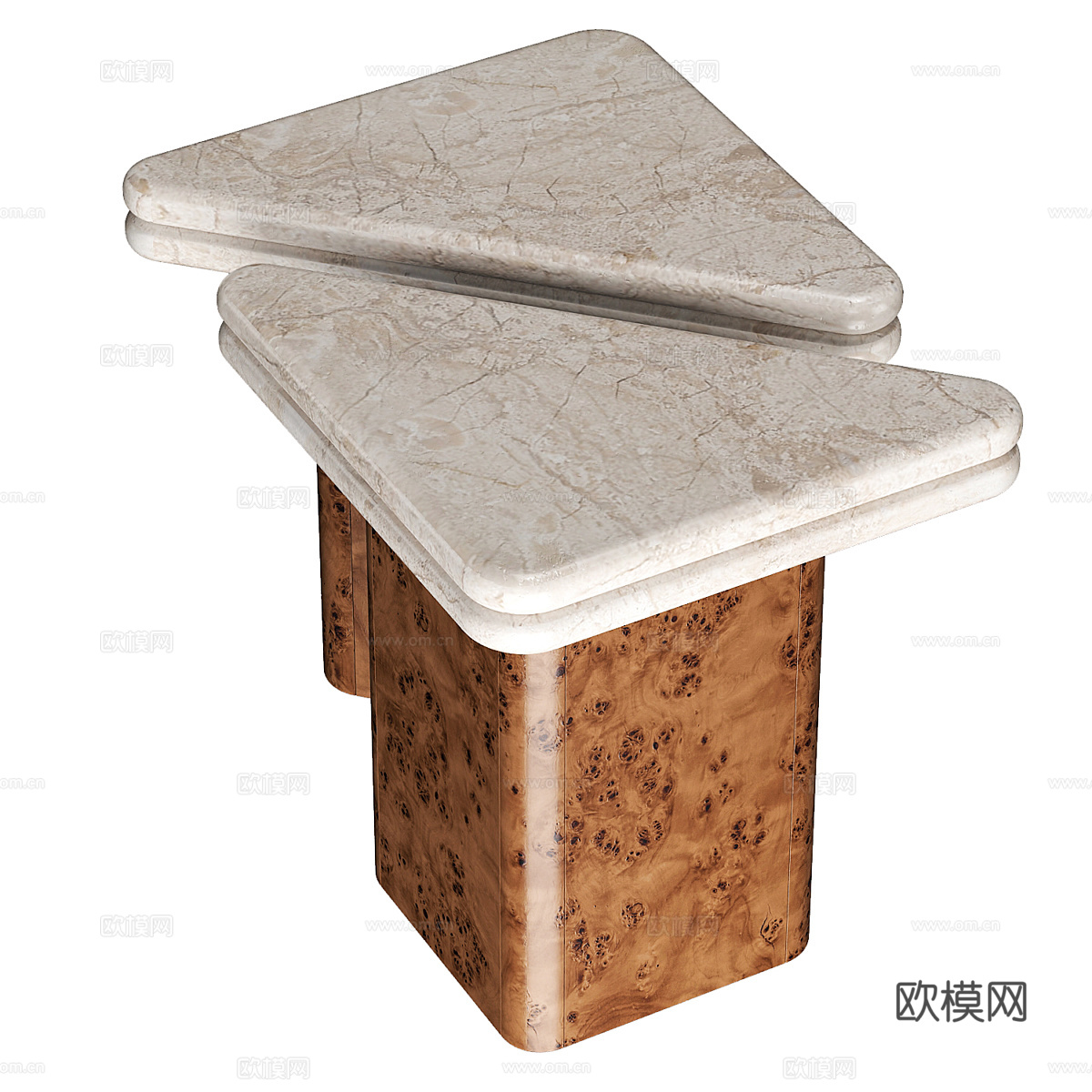 新中式中古风 Gia 边几3d模型