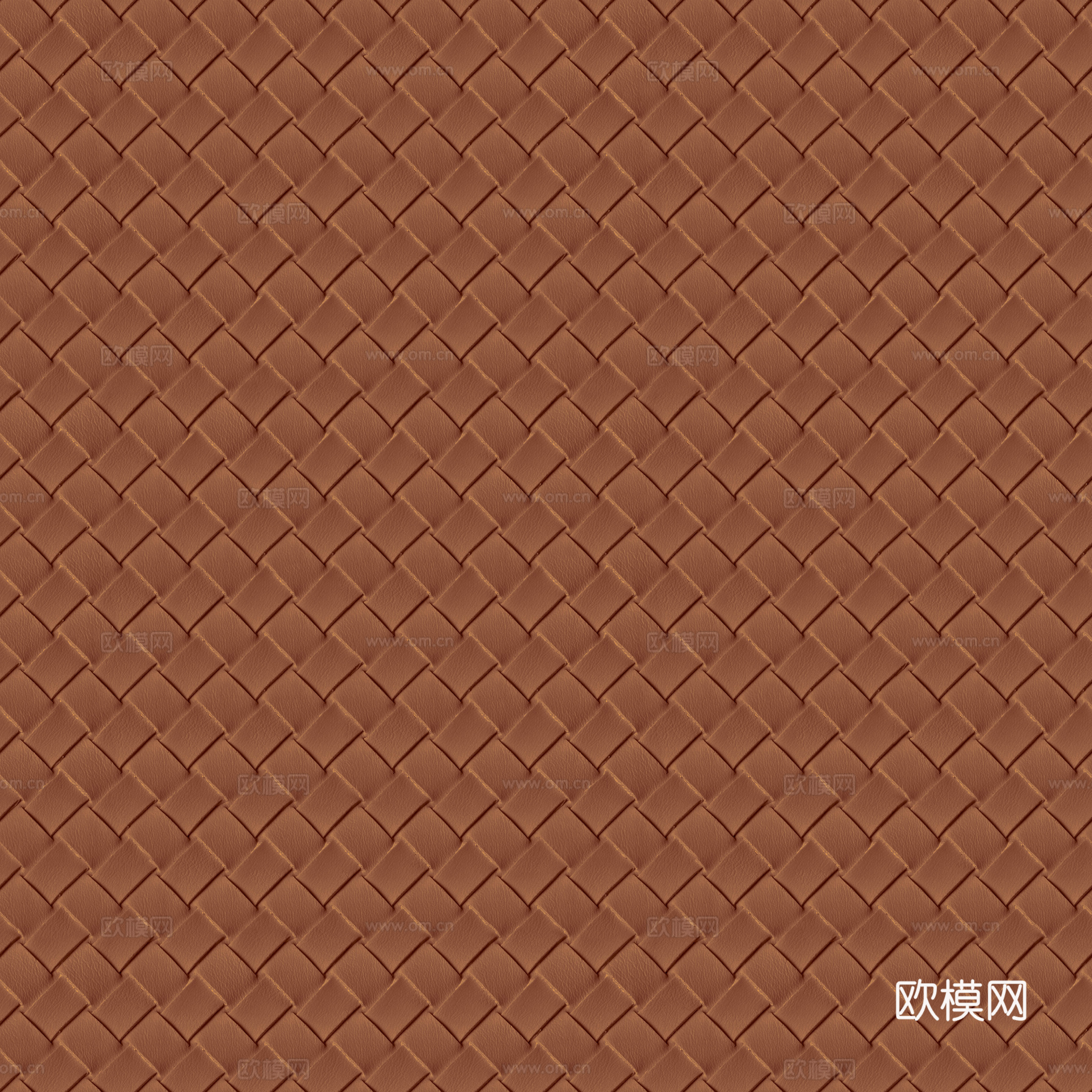 无缝橙色编织皮纹