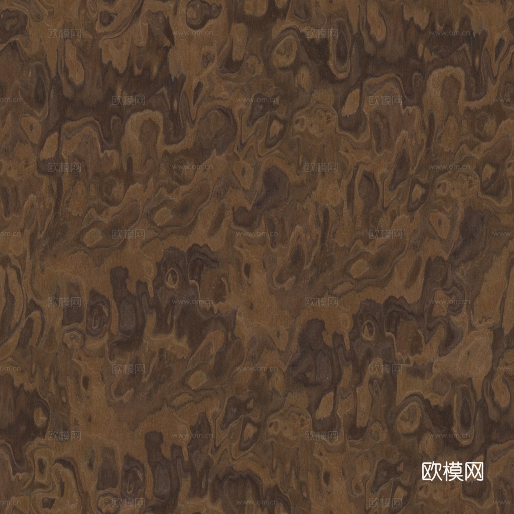 无缝棕色木瘤科技木皮