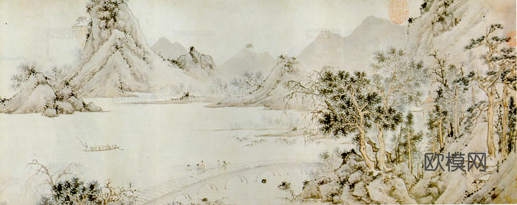 中式装饰画挂画书法字画