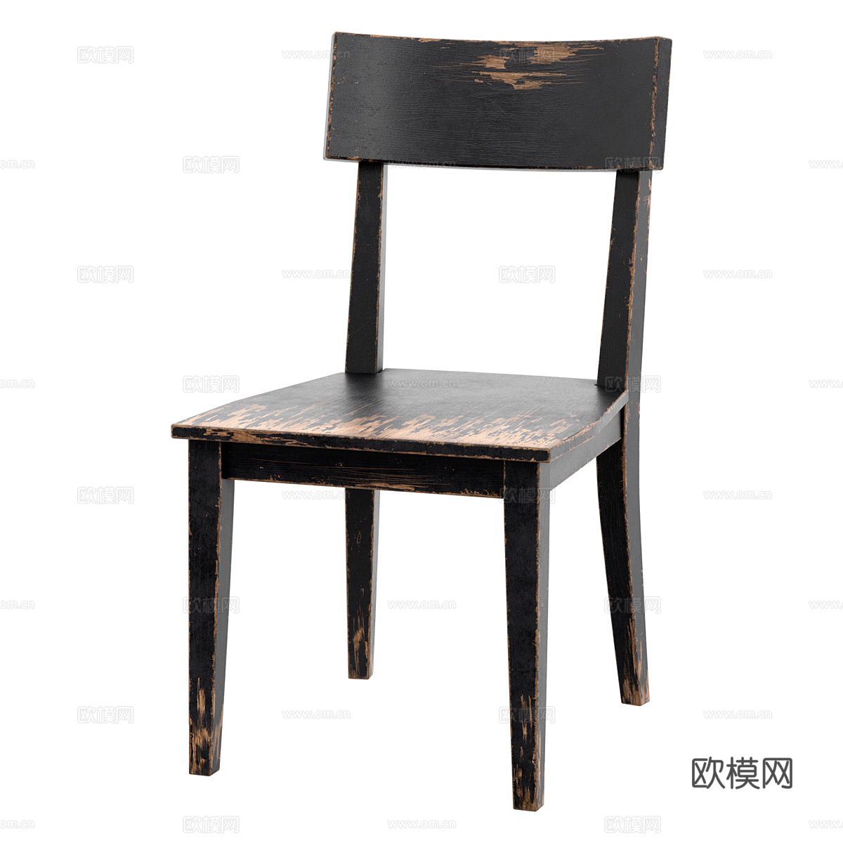 北欧简约单人椅子 椅子 简约椅子 休闲椅子 凳子3d模型