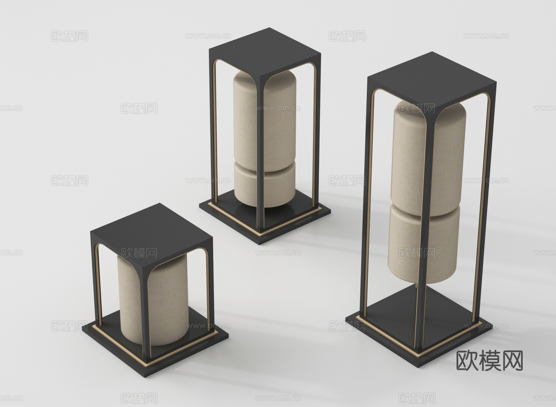 户外灯 景观灯 庭院灯 路灯 草坪灯3d模型