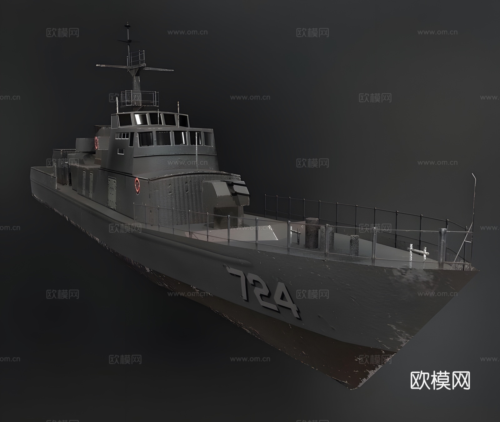 军舰3d模型下载