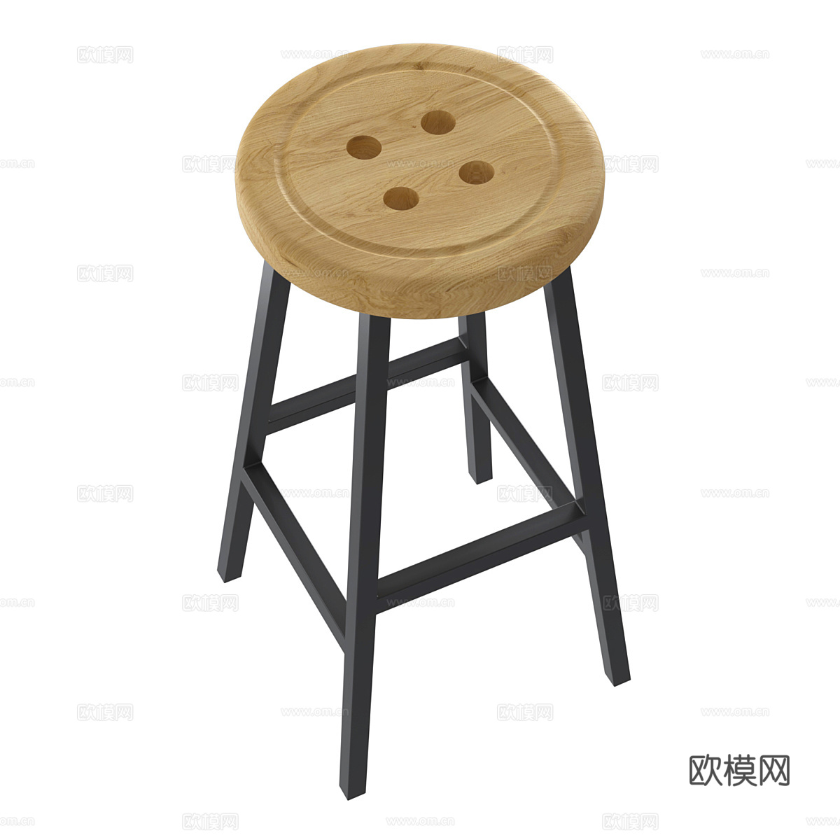 高脚椅子3d模型
