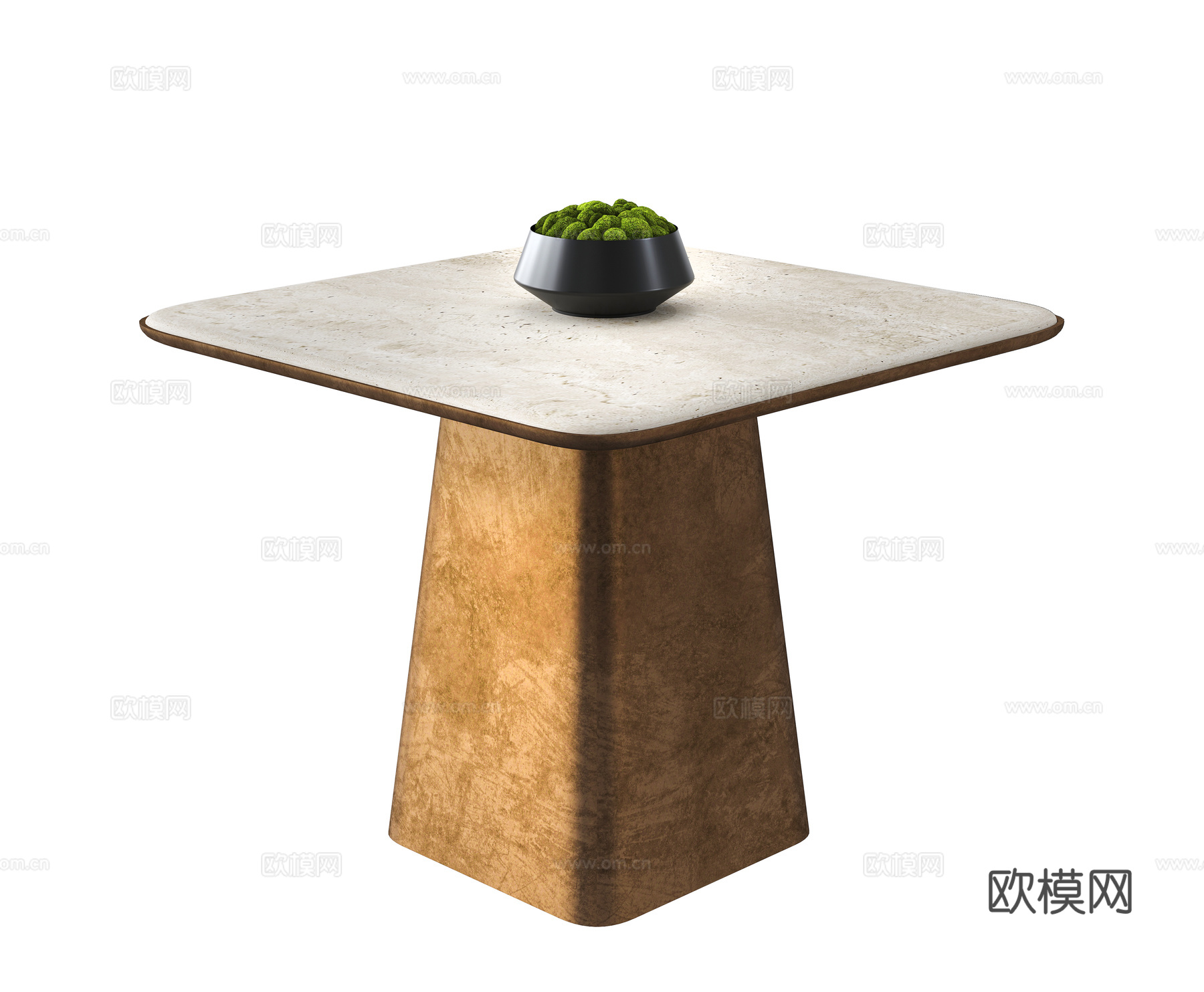 现代方桌3d模型