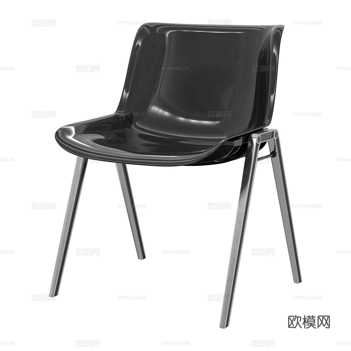 现代简约椅子 单人椅子 简约椅子 餐厅椅子 凳子3d模型