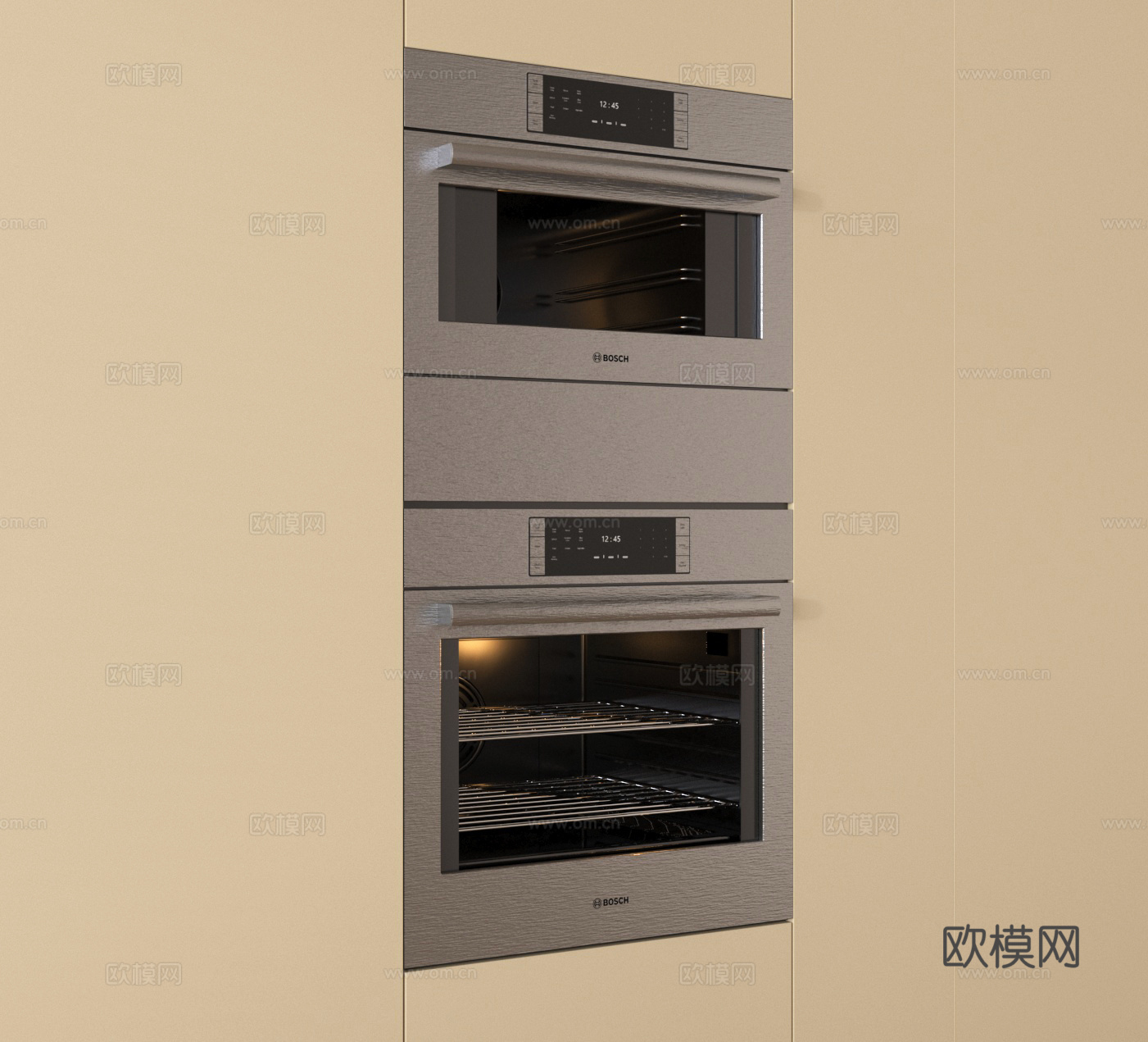 烤箱 蒸烤一体机 蒸箱3d模型
