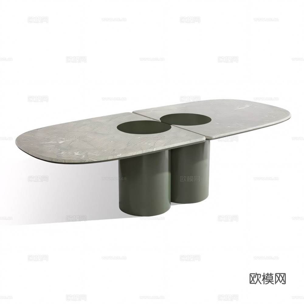 现代 茶几 小桌子 餐桌su模型下载（渲染图1）