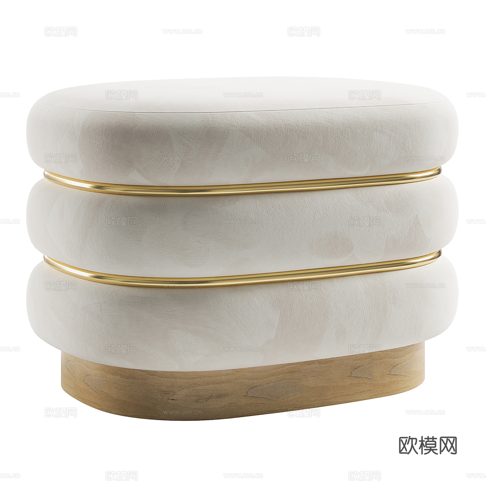 沙发凳 矮凳 梳妆凳3d模型