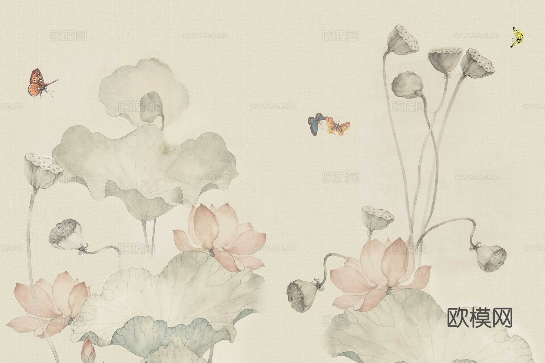 新中式花鸟装饰画