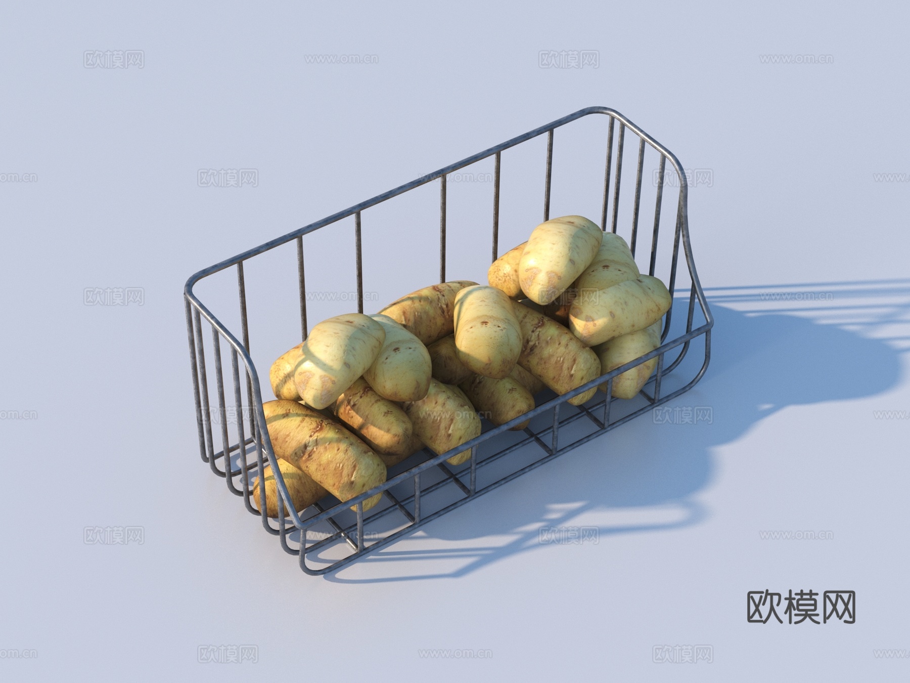 土豆 马铃薯 蔬菜3d模型