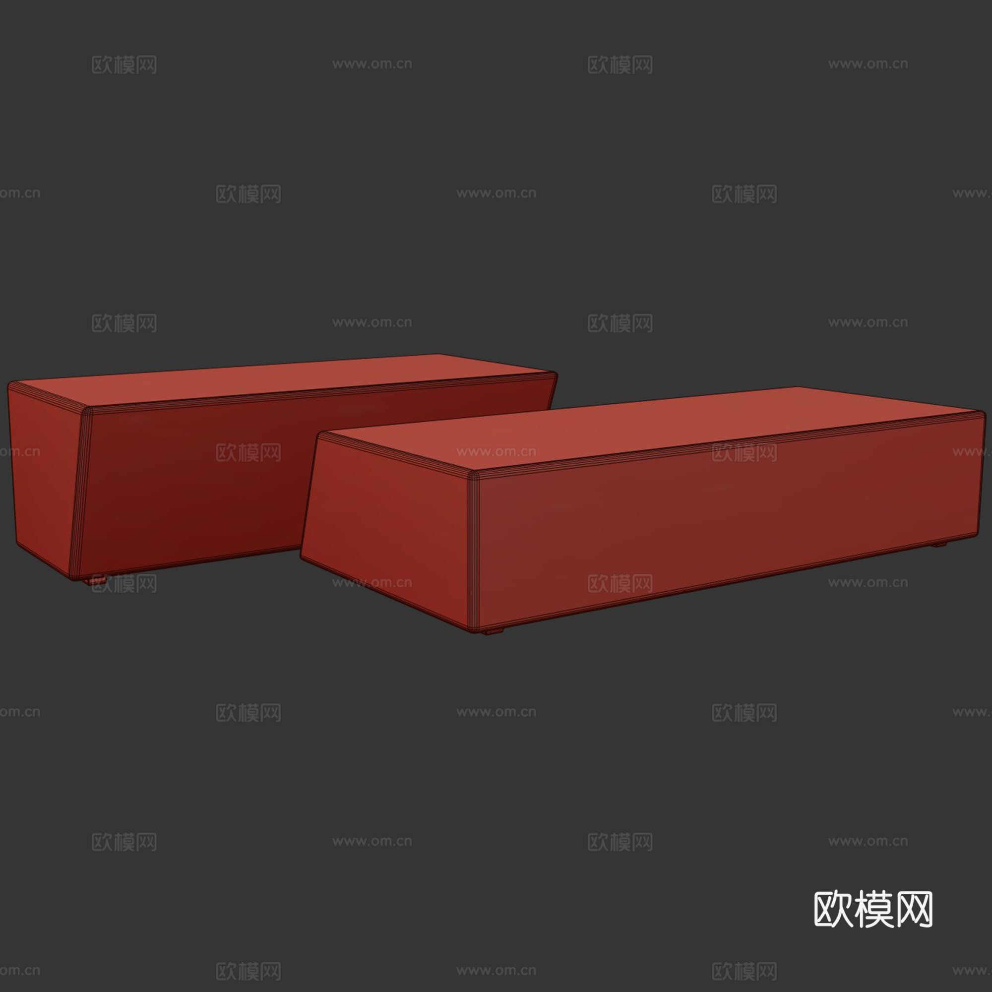 现代客厅沙发 茶几 组合茶几3d模型