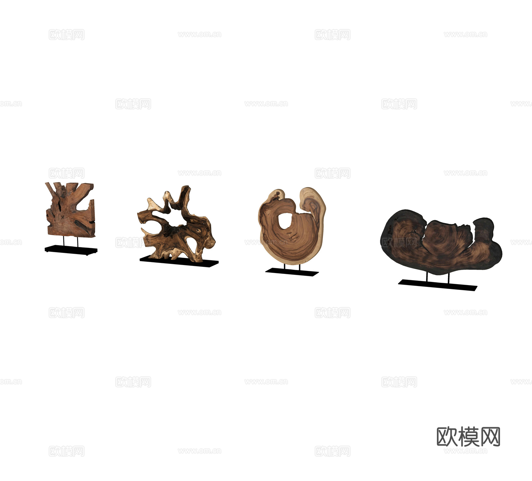 根雕饰品摆件su模型