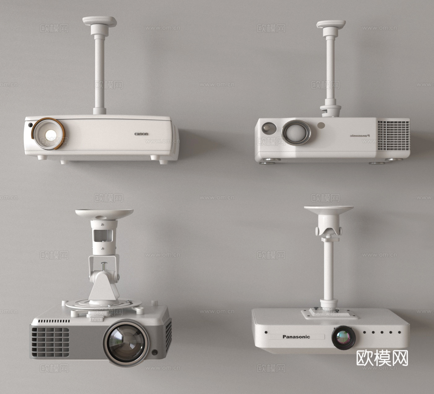 投影仪3d模型