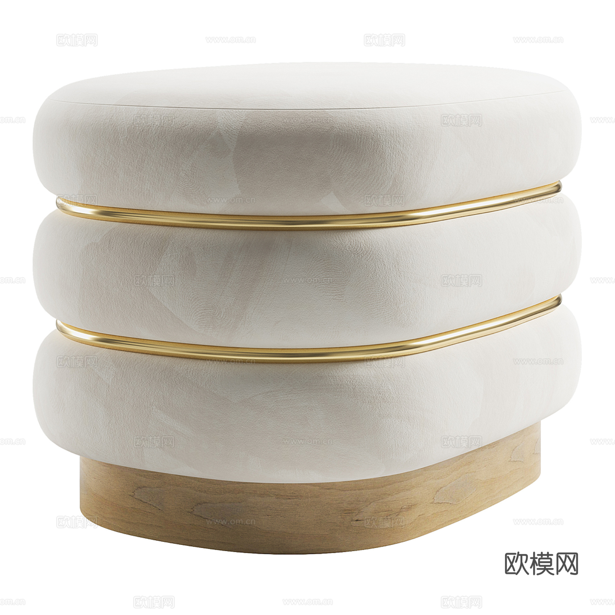 沙发凳 矮凳 梳妆凳3d模型