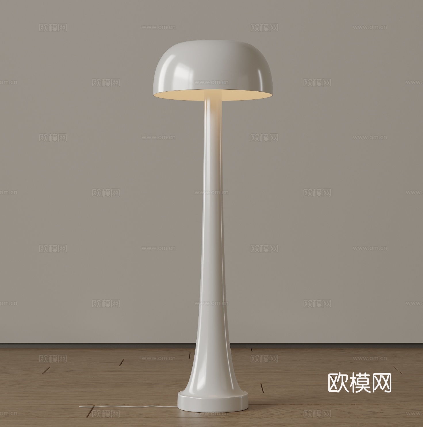 现代中古落地灯 极简落地灯 意式落地灯 艺术落地灯 奶油风落3d模型