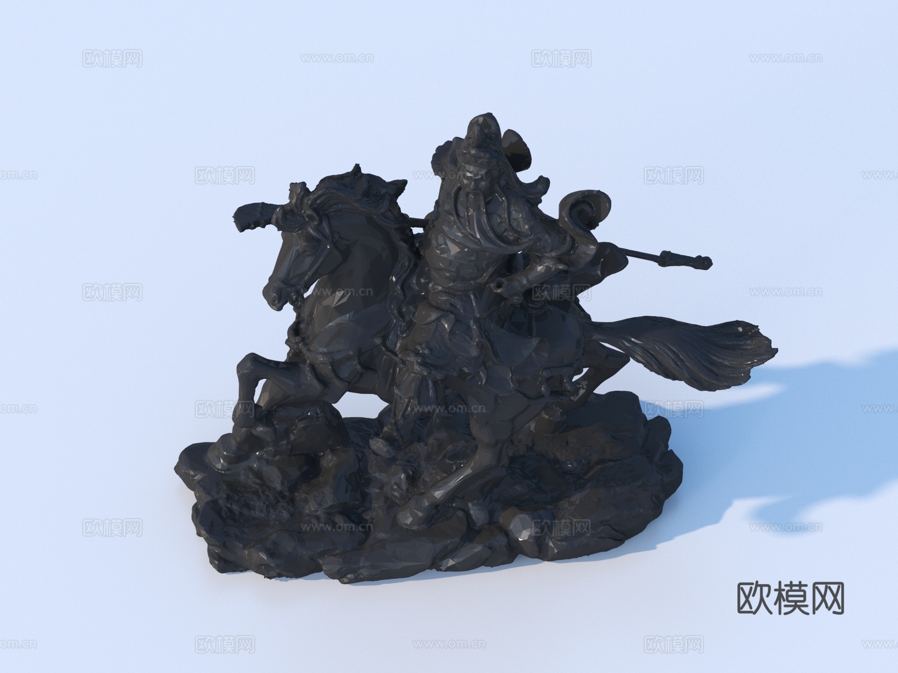 雕像 名人雕塑3d模型