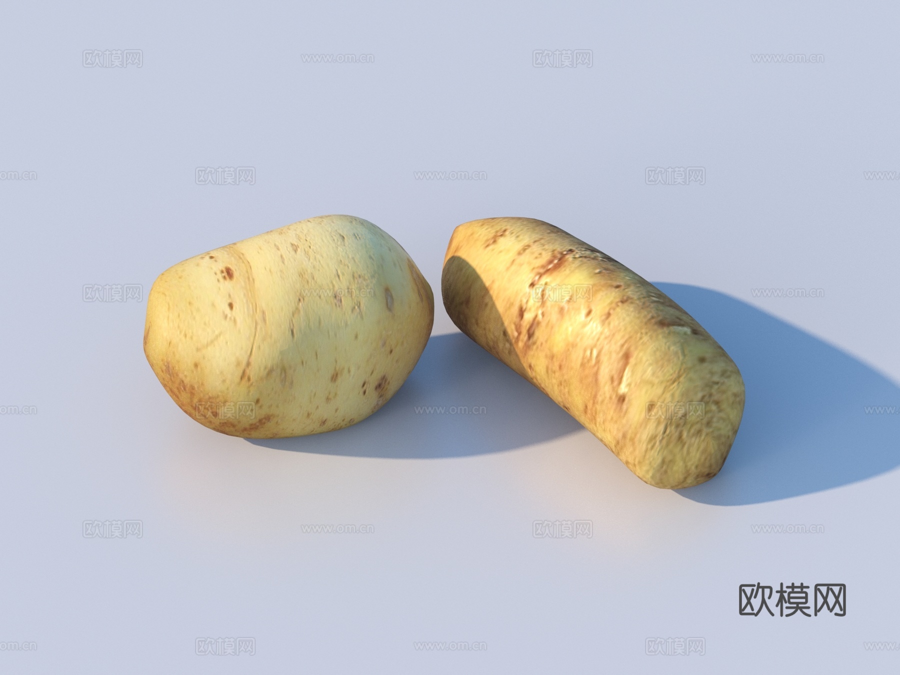 土豆 马铃薯 蔬菜3d模型