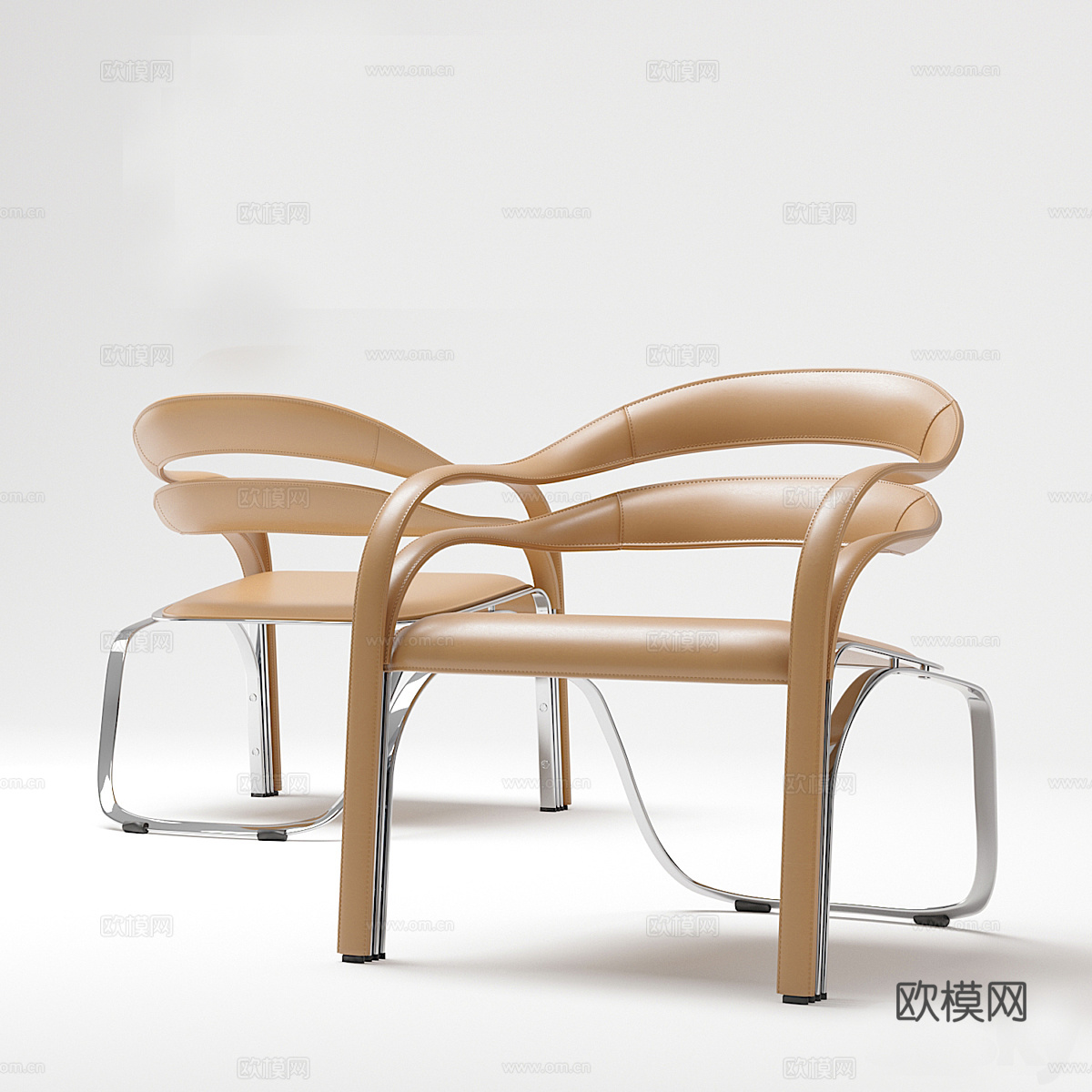 Fettuccini 椅子 型号 1603d模型