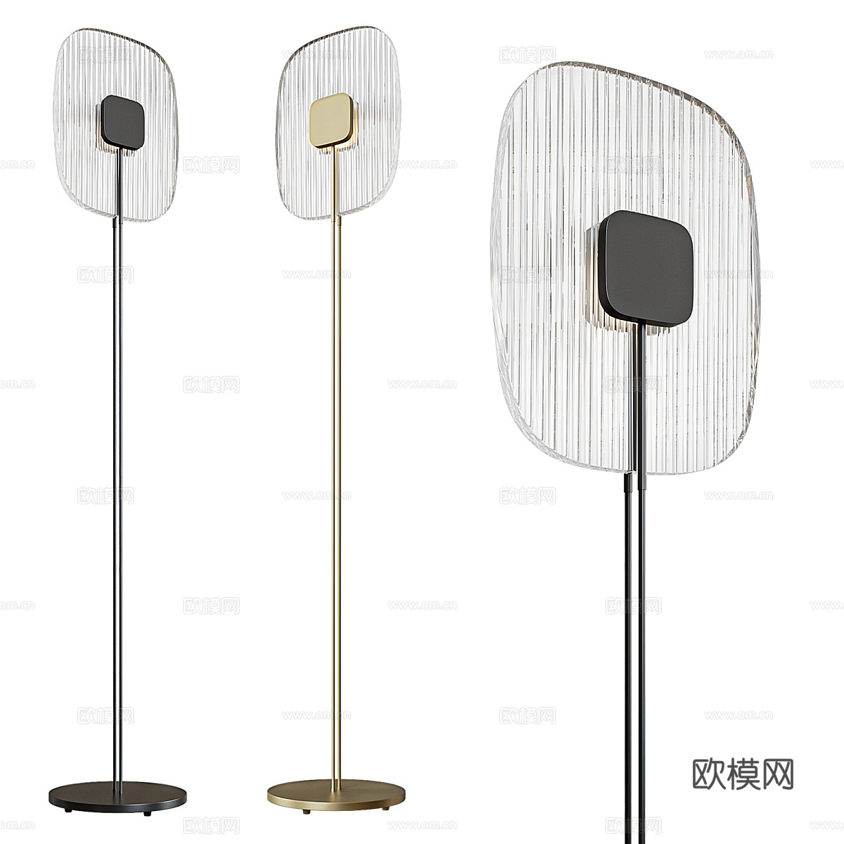 落地灯 极简落地灯3d模型