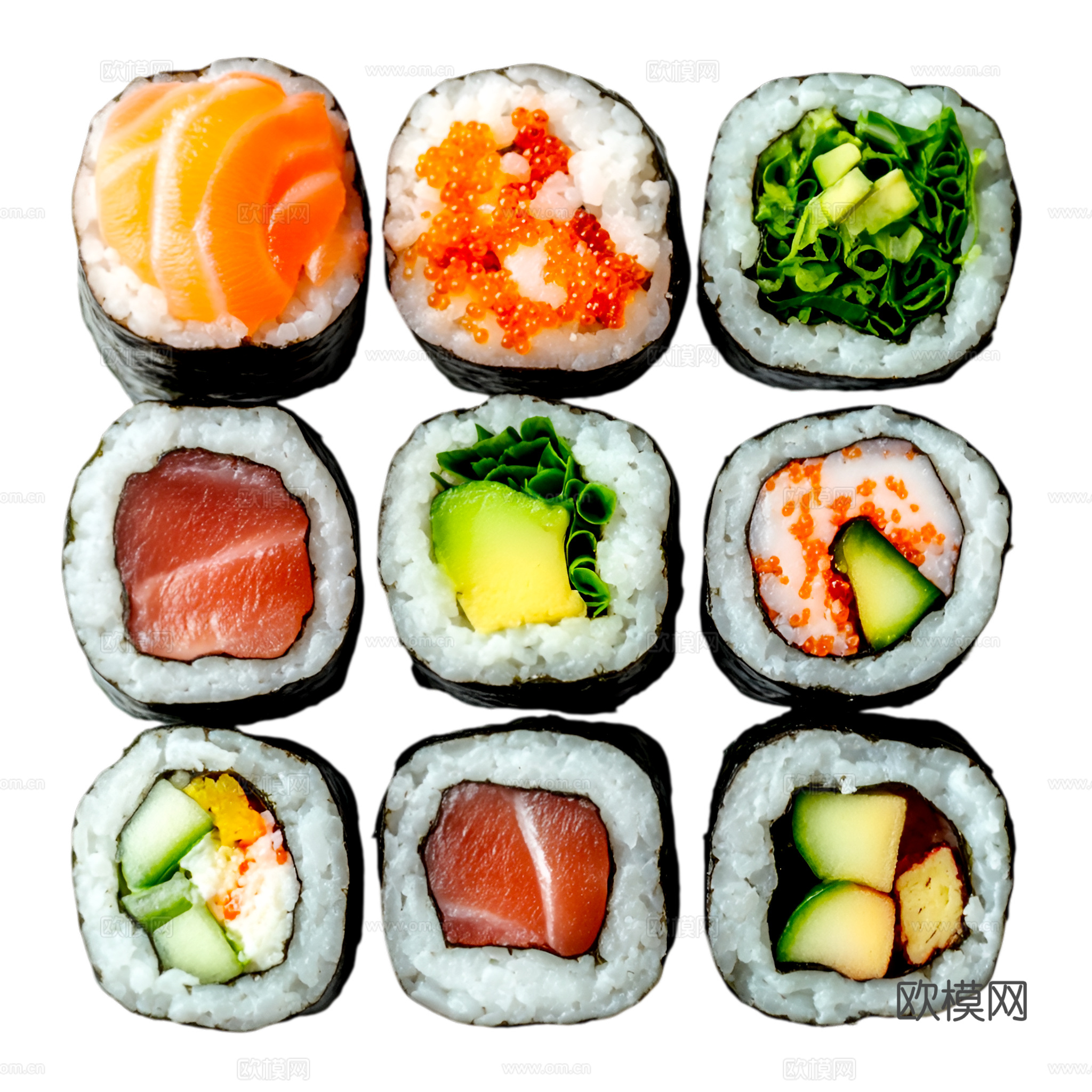 免抠寿司 美食 日本特色食品 生鱼片