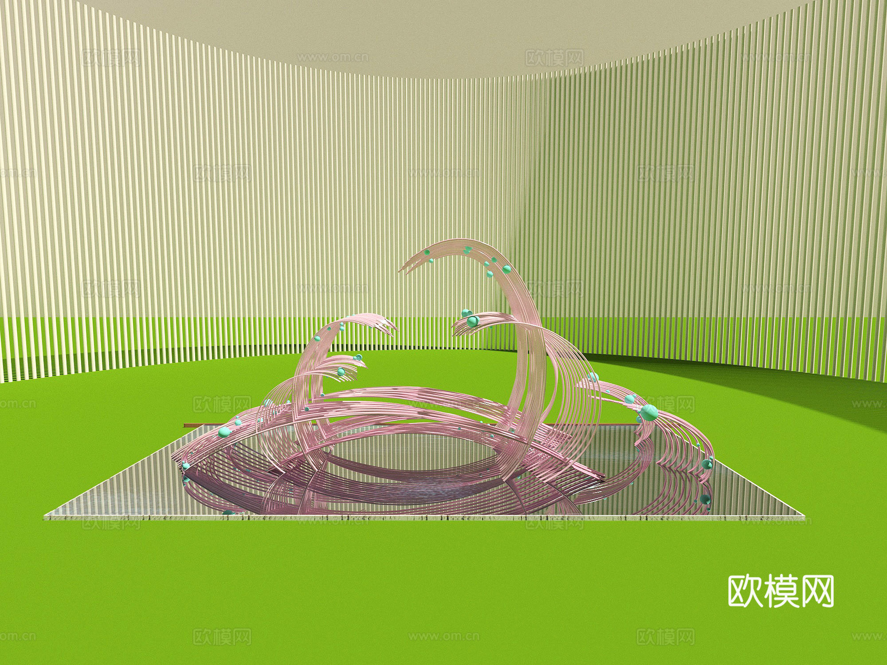 雕塑 水景雕塑3d模型