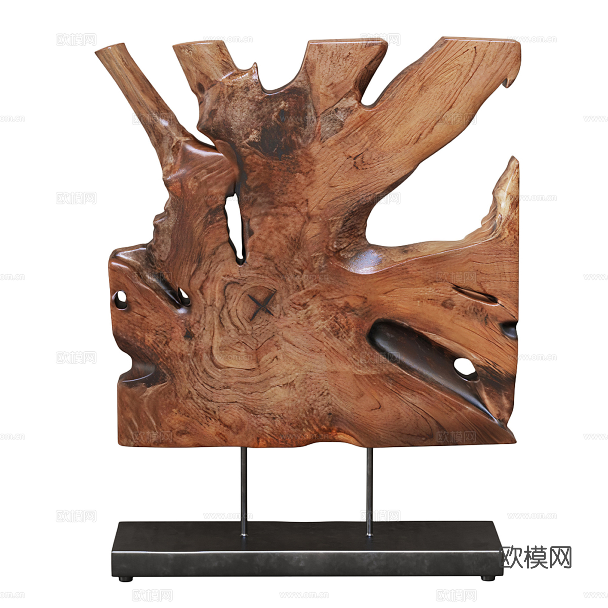 根雕饰品摆件su模型